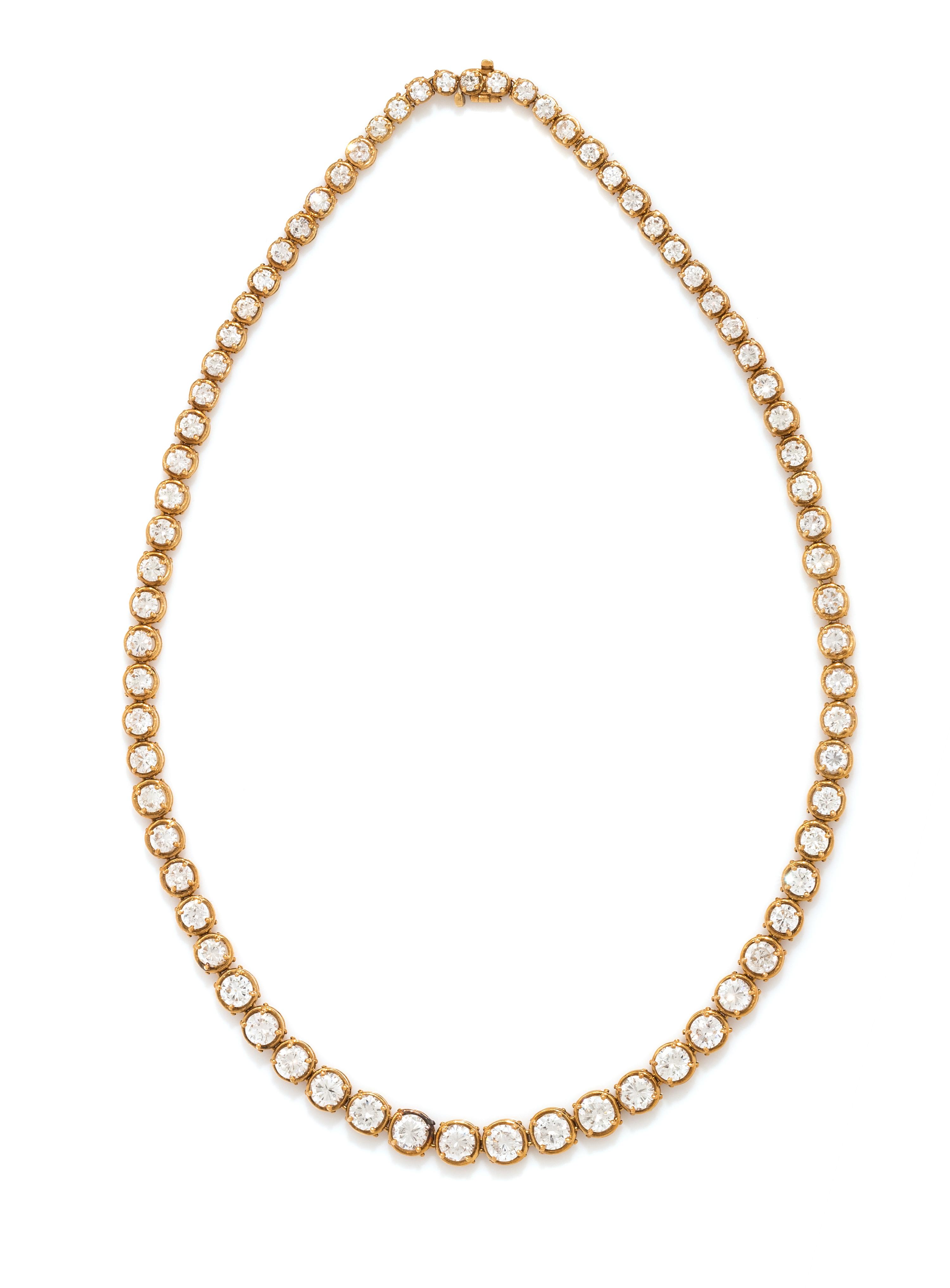 DIAMOND RIVIÈRE NECKLACE