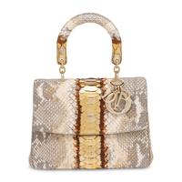 Christian Dior, Top Handle Flap Bag in Python