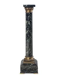 A Gilt Bronze Mounted Marble Pedestal