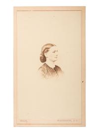 [CIVIL WAR]. BRADY, Mathew B., photog. CDV attrib. as Dr. Mary Walker, MOH. Washington, ca 1860s.