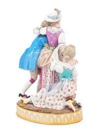 A Meissen Porcelain Figural Group