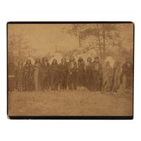 Photograph of Lakota Indians at Rosebud Reservation, South Dakota.