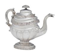 A Coin Silver Tea Pot
