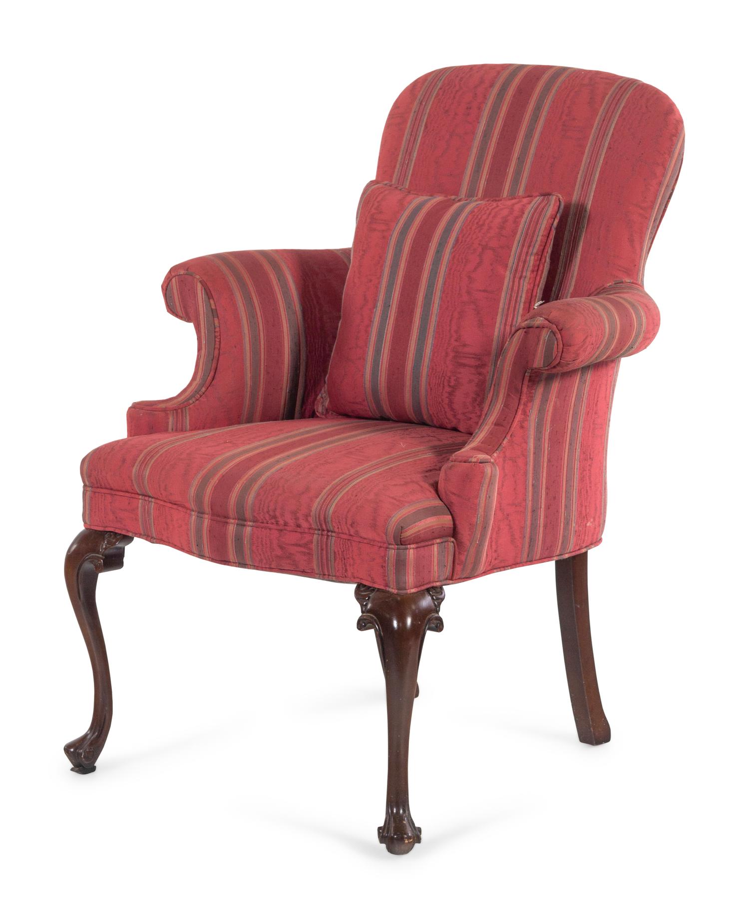 A George III Style Mahogany Armchair
