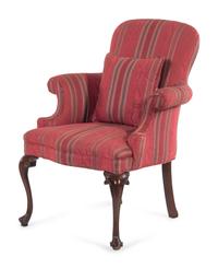 A George III Style Mahogany Armchair