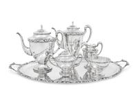 A Mexican Silver Tea and Coffee Service