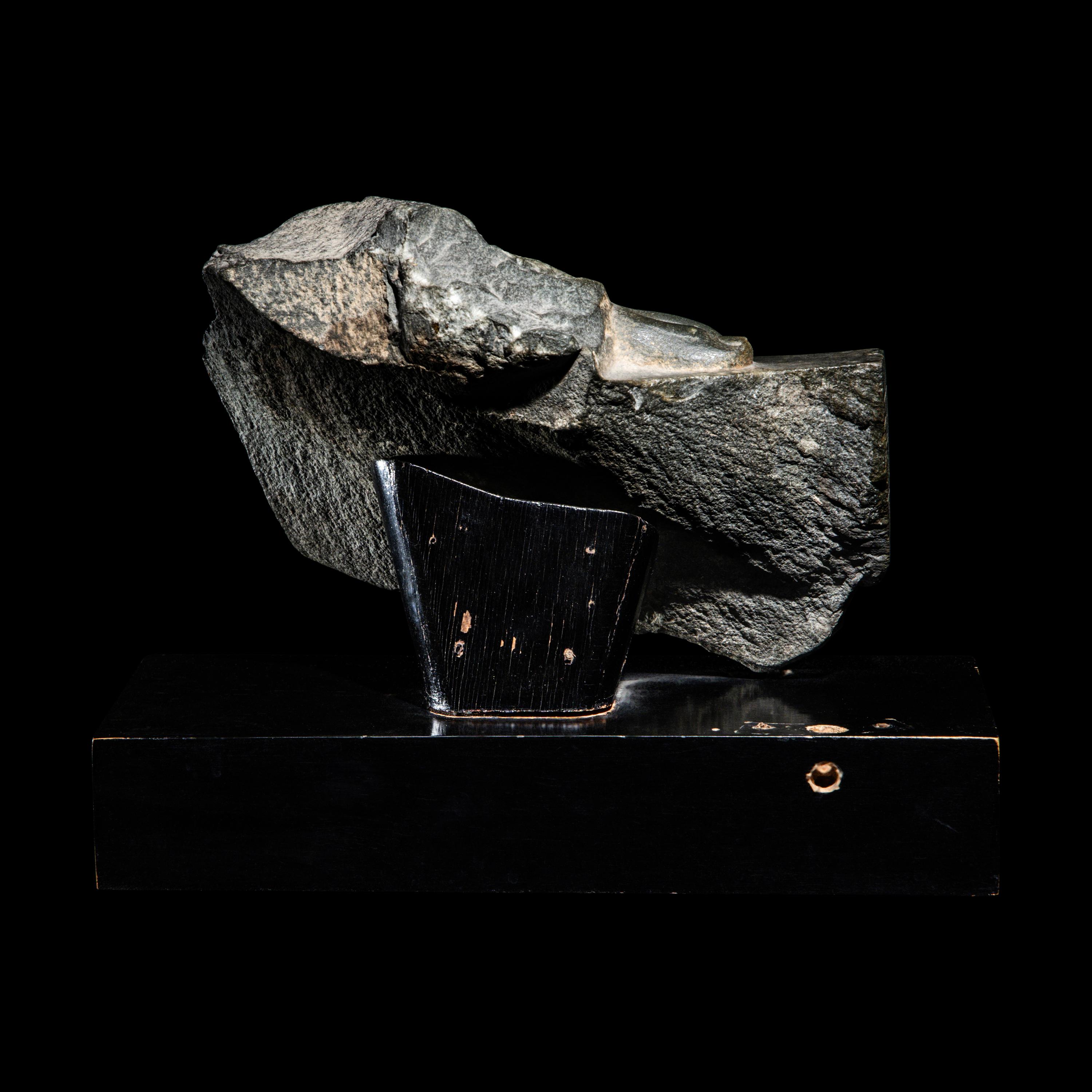 An Egyptian Greywacke Foot Fragment for Hory