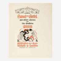 [Children's & Illustrated] [Nielsen, Kay] Grimm, (Jacob and Wilhelm) Hansel and Gretel and Other Stories by the Brothers Grimm