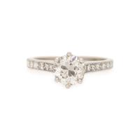 Diamond and Platinum Ring