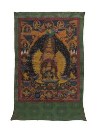 A Tibetan Thangka: Chemhok Heruka