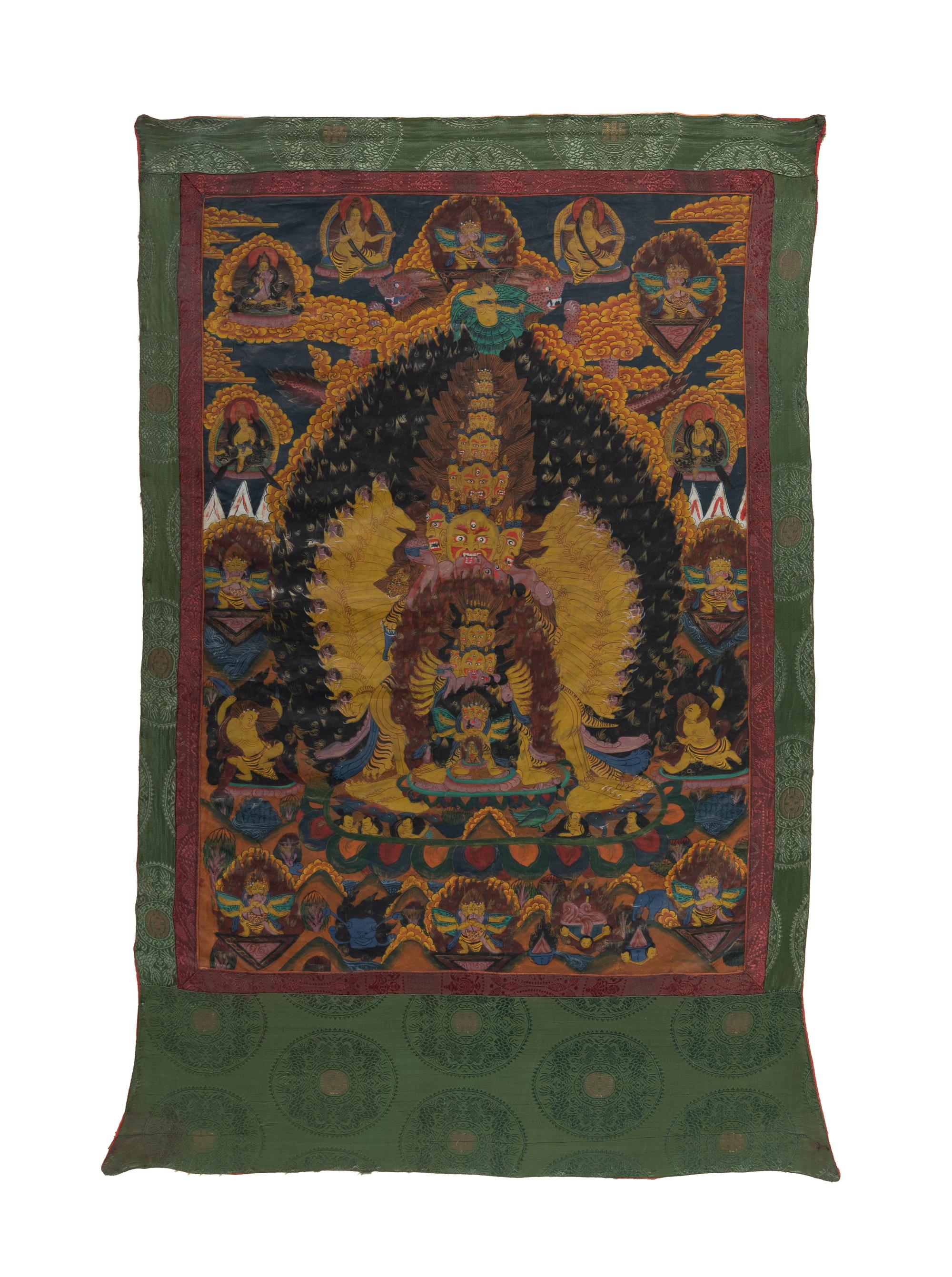 A Tibetan Thangka: Chemhok Heruka