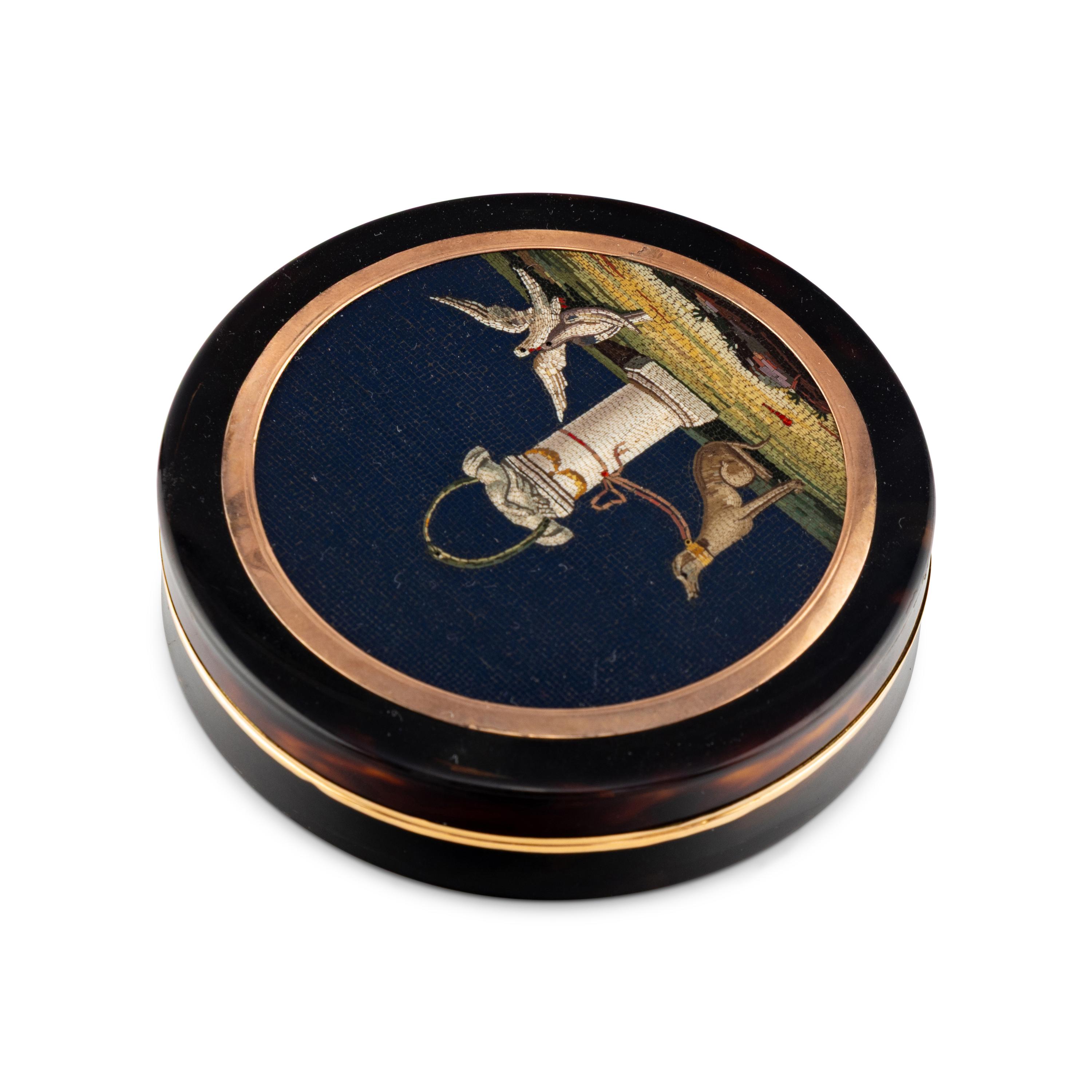 A Micromosaic Snuff Box