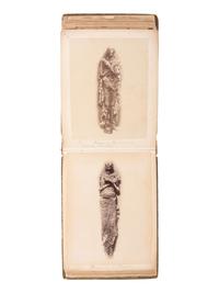 [EARLY PHOTOGRAPHY] Album containing albumen prints of Egyptian scenes and landmarks by various photographers.