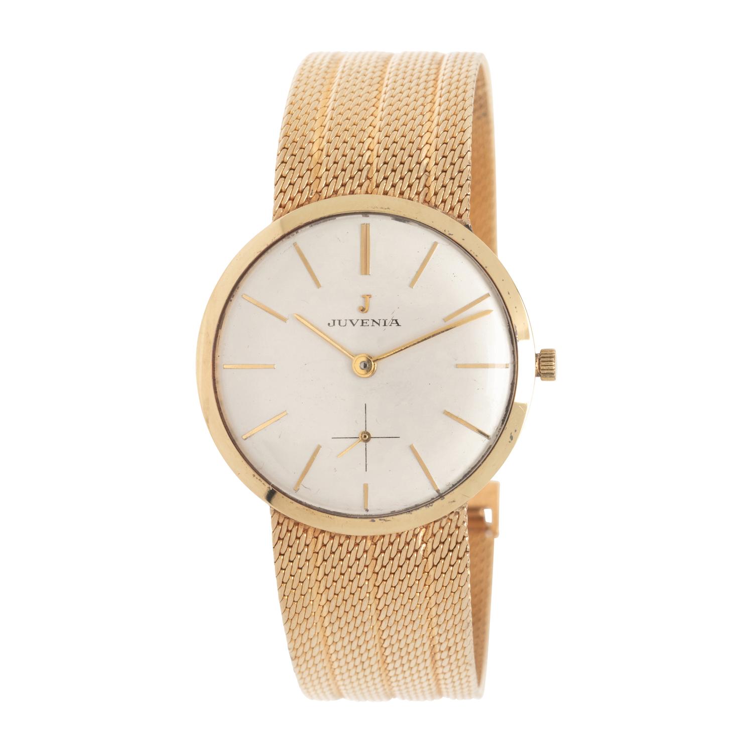JUVENIA, YELLOW GOLD WATCH