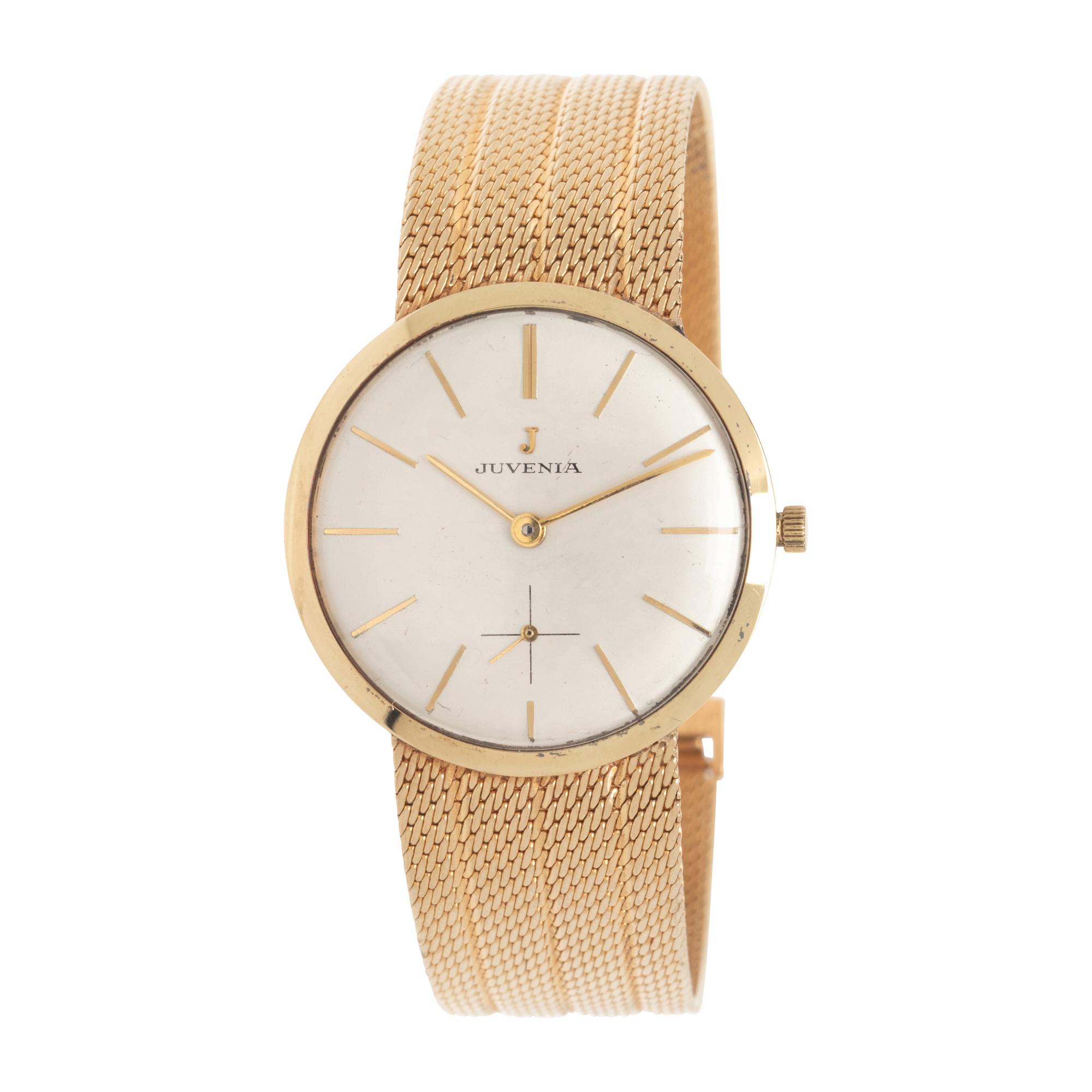 JUVENIA, YELLOW GOLD WATCH