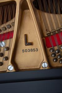A Steinway & Sons Black Lacquered Model L Piano