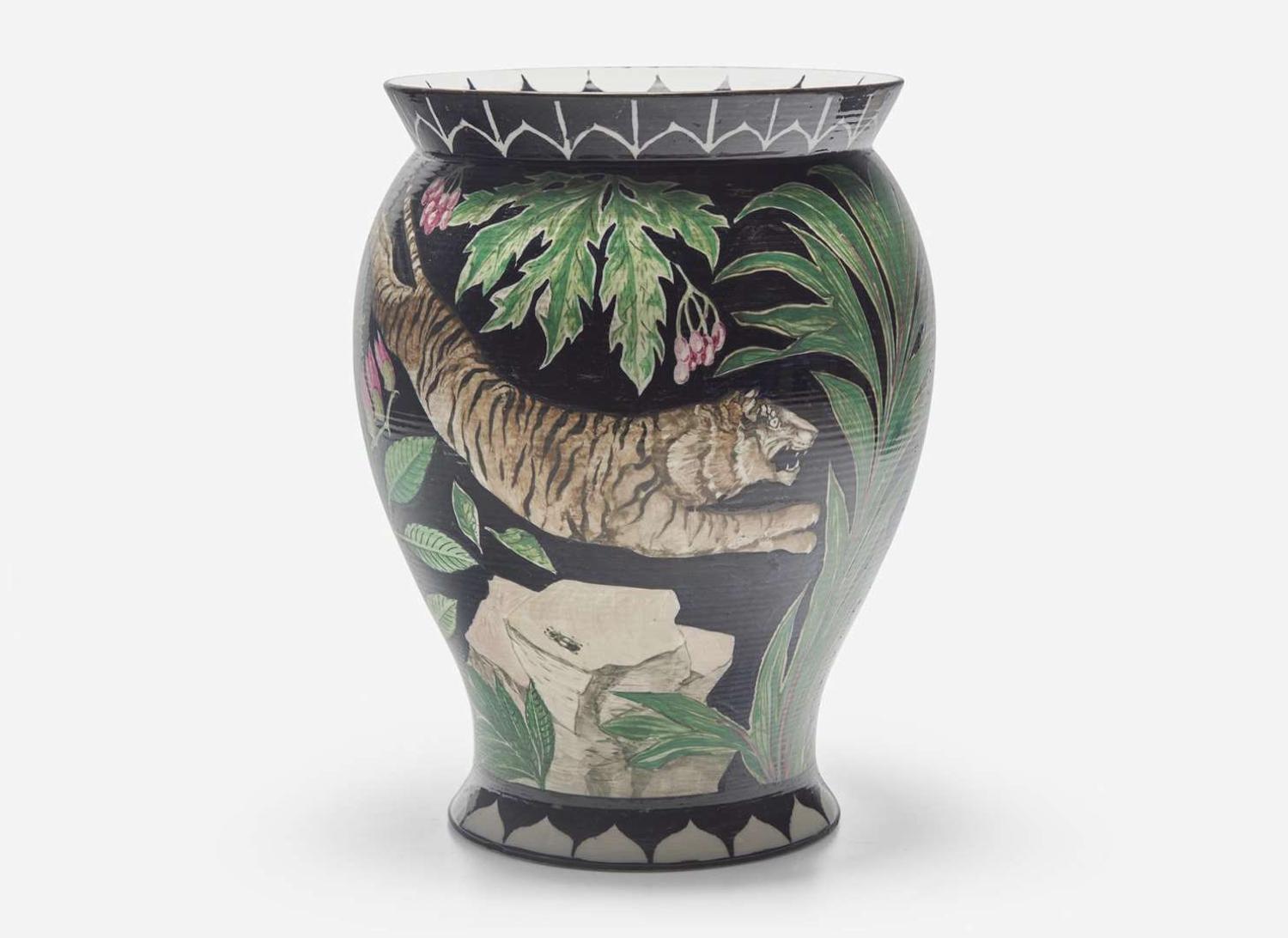 A Very Fine Alfred Powell Decorated Wedgwood Vase, UK, circa 1920