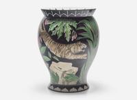 A Very Fine Alfred Powell Decorated Wedgwood Vase, UK, circa 1920