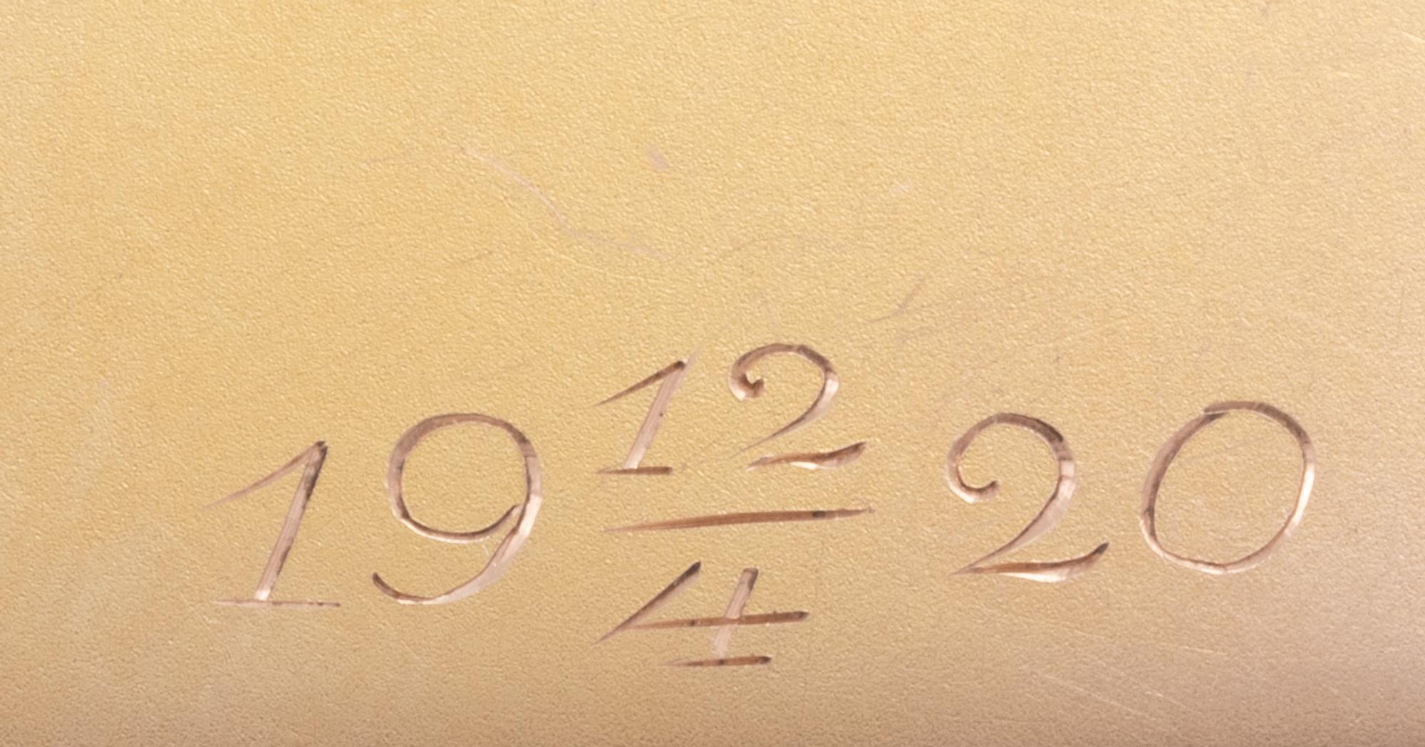 A Russian Yellow Gold and Sapphire Mounted Minaudière