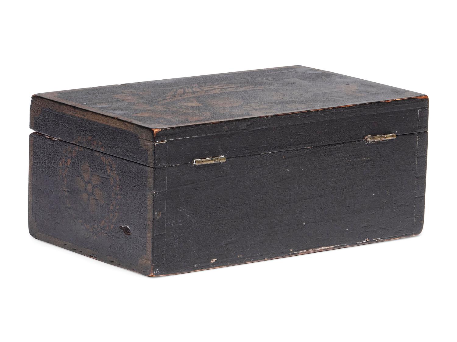 Two Paint-Decorated Boxes