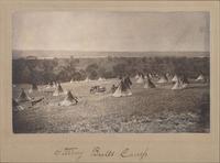 BARRY, David F. (1854-1934), photographer. Photograph of Sitting Bull's camp at the Standing Rock Agency.