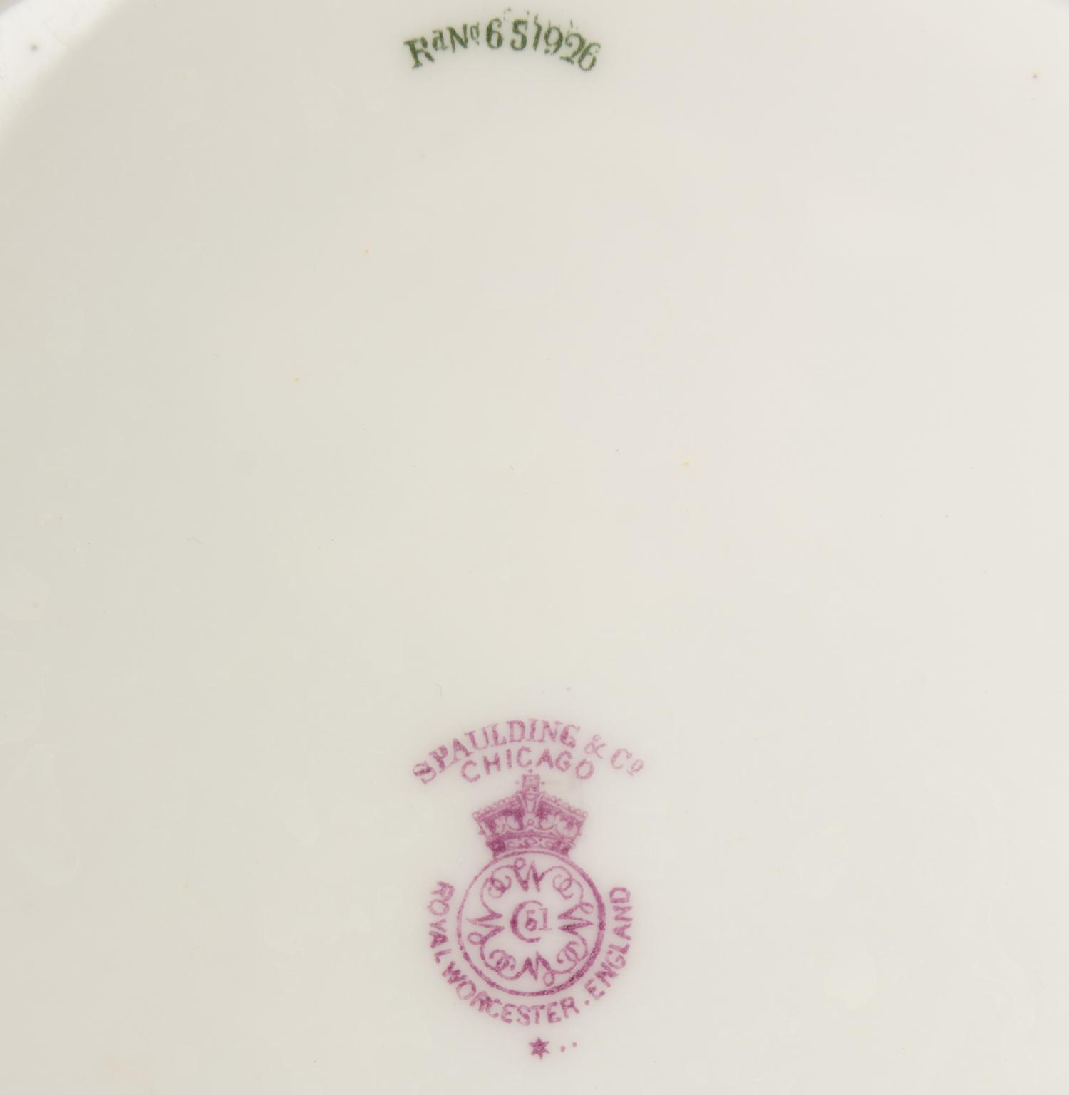 Two Sets of English Porcelain Plates