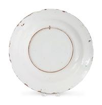 A Dutch Blue and White Glazed Delftware Charger