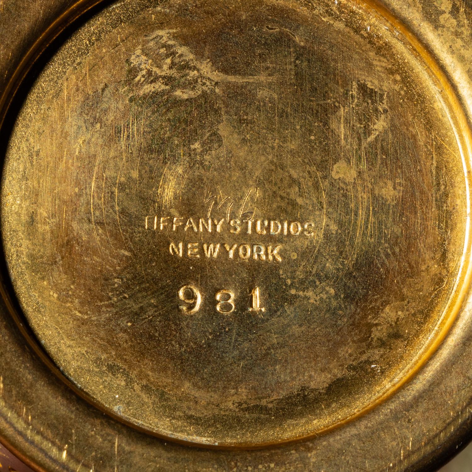 Pine Needle desk accessories Tiffany Studios, USA
