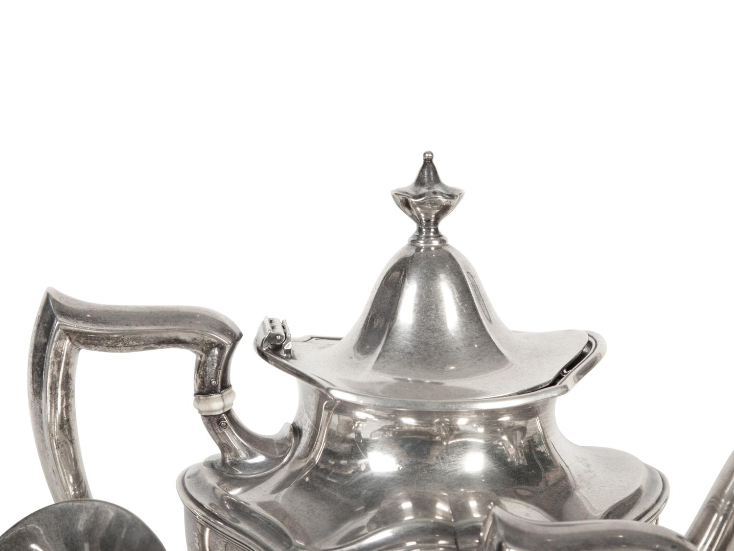 An American Silver Six-Piece Tea and Coffee Service