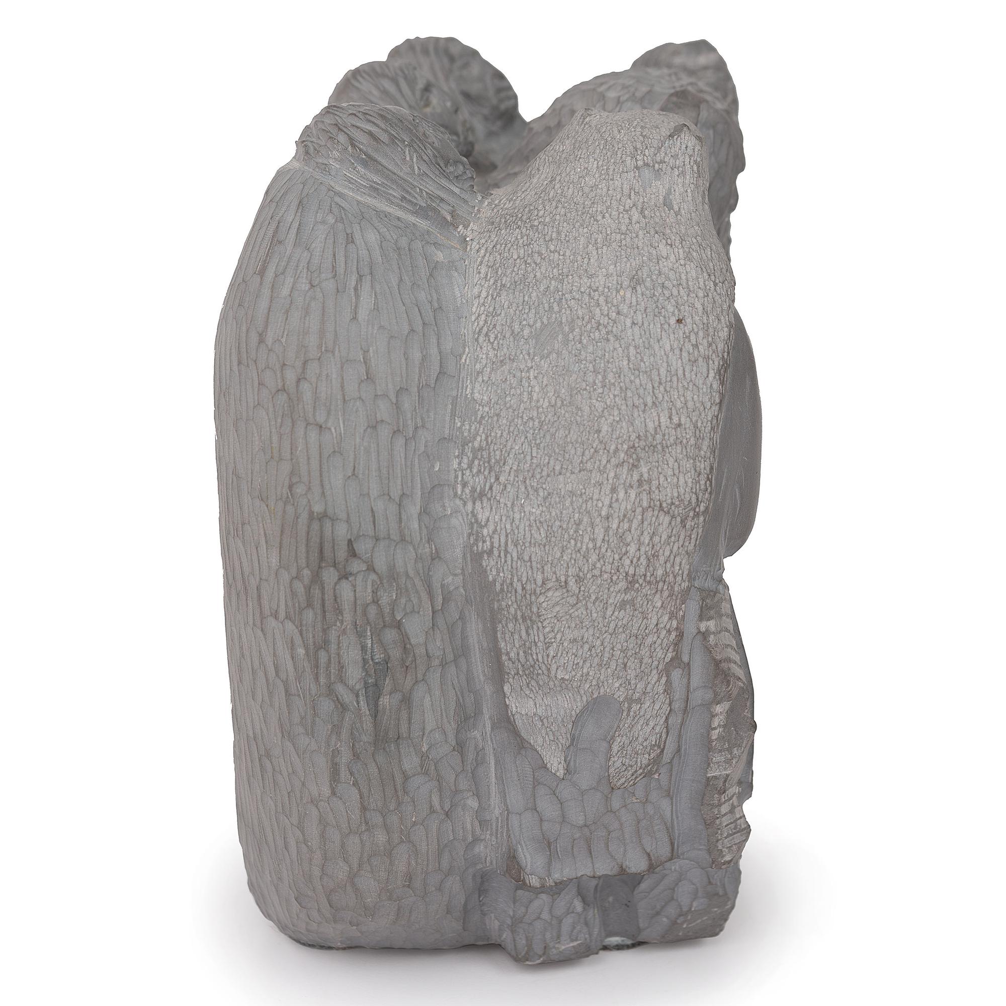 untitled, soapstone carving