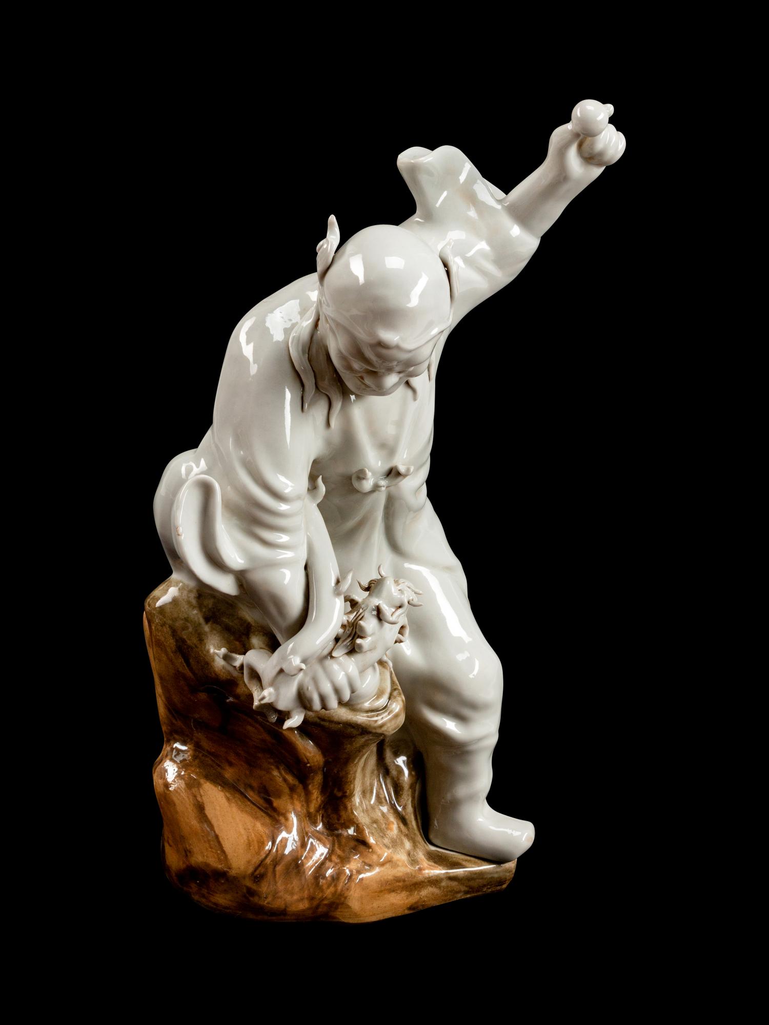 A Set of Eighteen Chinese Porcelain Figures of Lohans