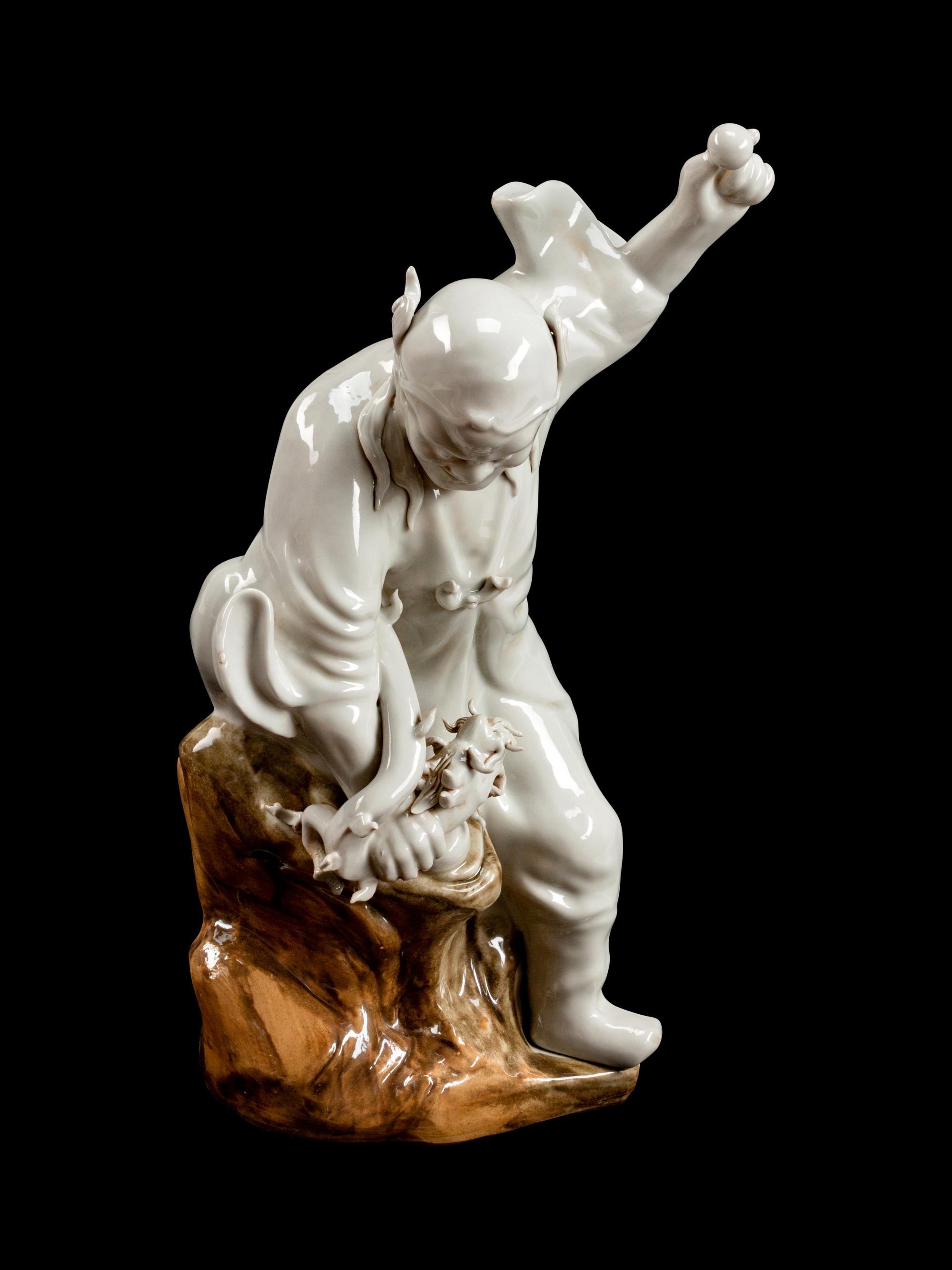 A Set of Eighteen Chinese Porcelain Figures of Lohans