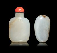 Two Chinese Jade Snuff Bottles