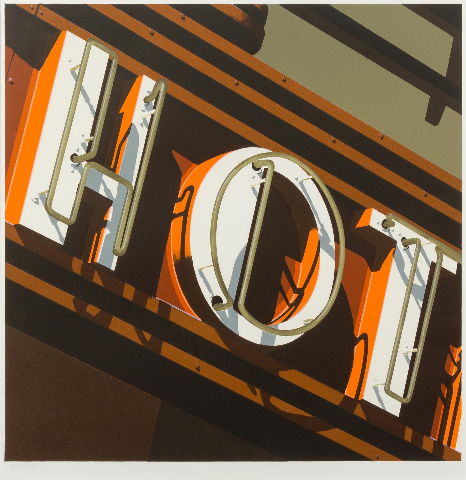 Robert Cottingham, (American, 1935), HOT, 1973