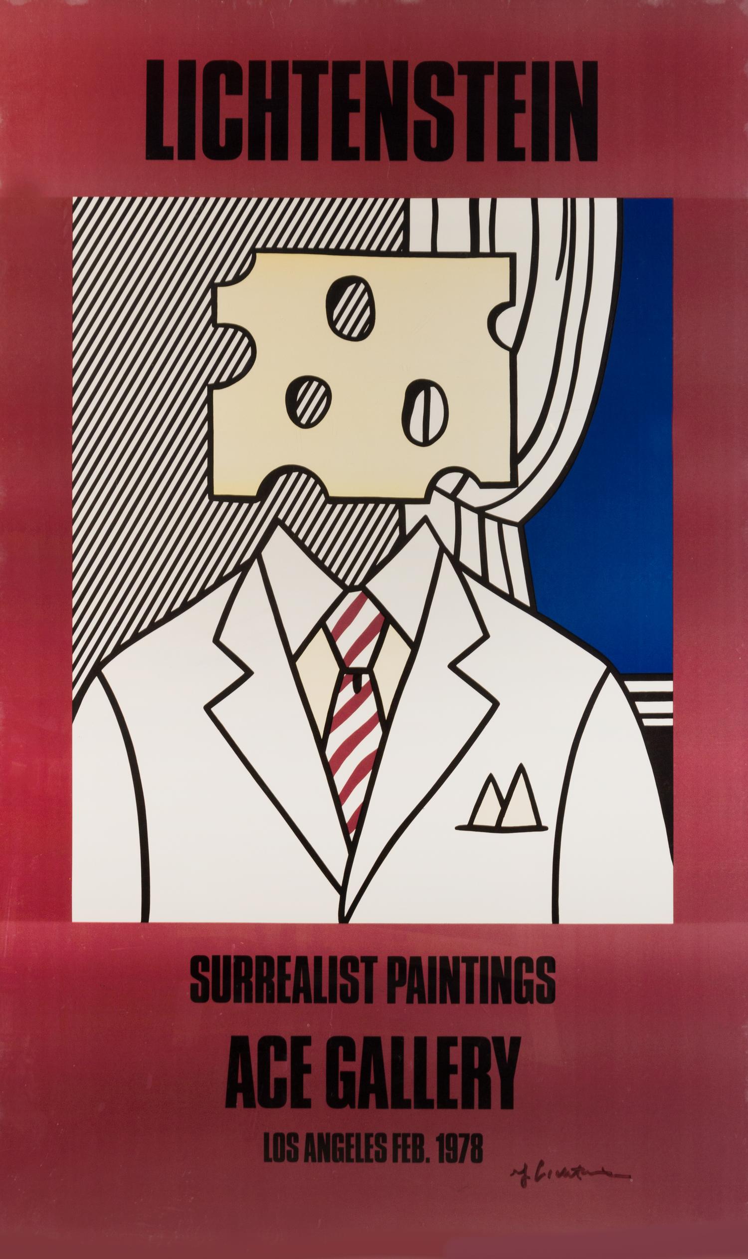 After Roy Lichtenstein, (American, 1923-1997), Surrealist Paintings, 1978