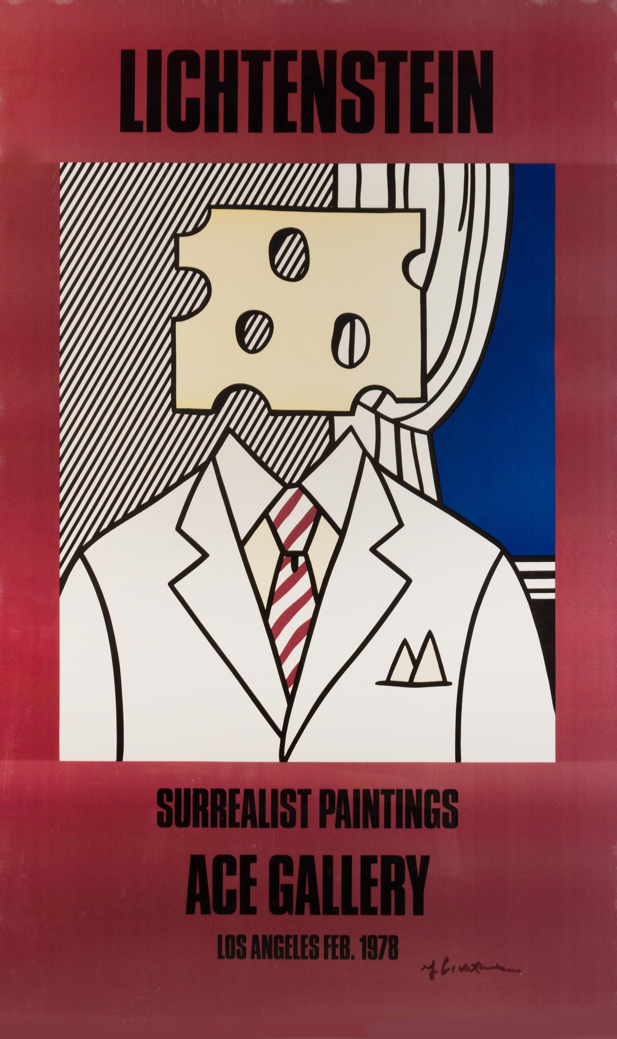 After Roy Lichtenstein, (American, 1923-1997), Surrealist Paintings, 1978