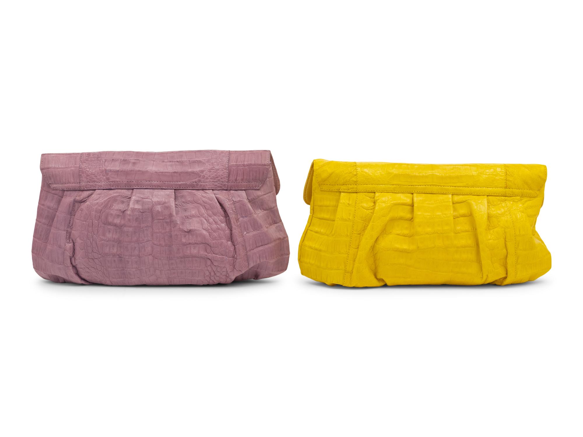 Two Nancy Gonzalez Crocodile Clutches