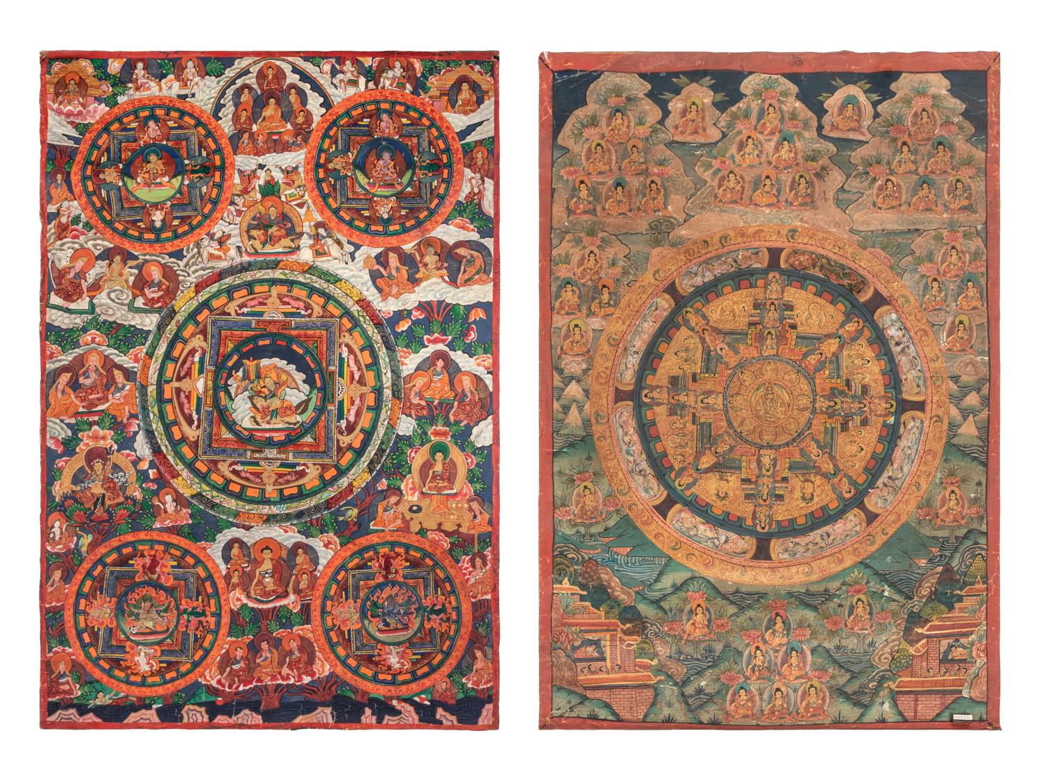 Two Tibetan Thangkas