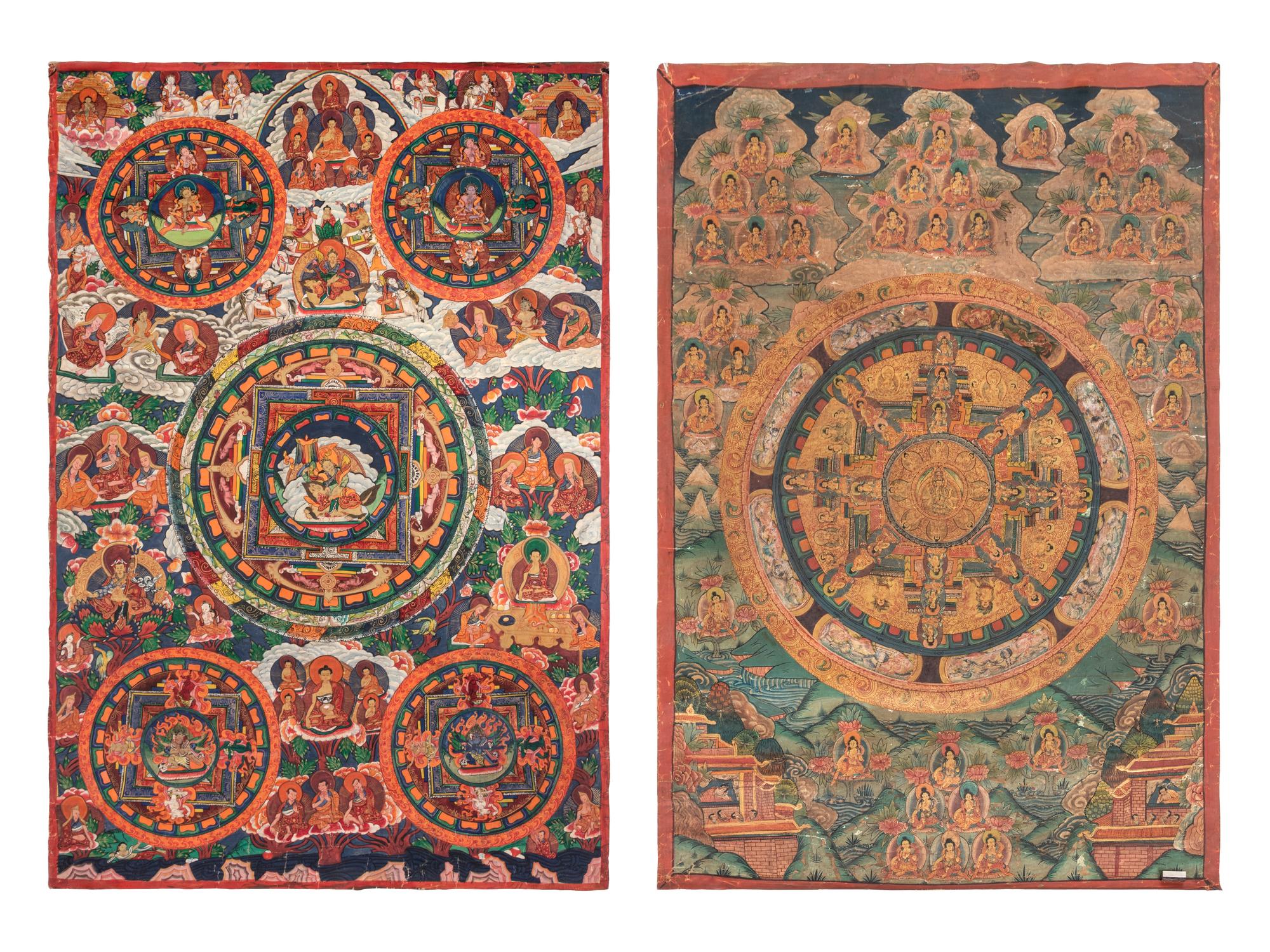 Two Tibetan Thangkas