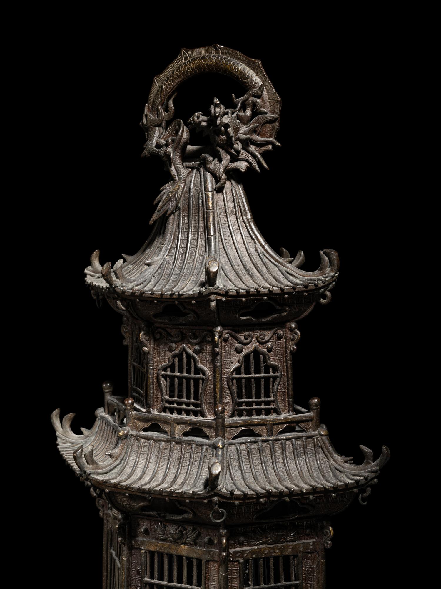 A Japanese Bronze Elephant-Form Incense Burner