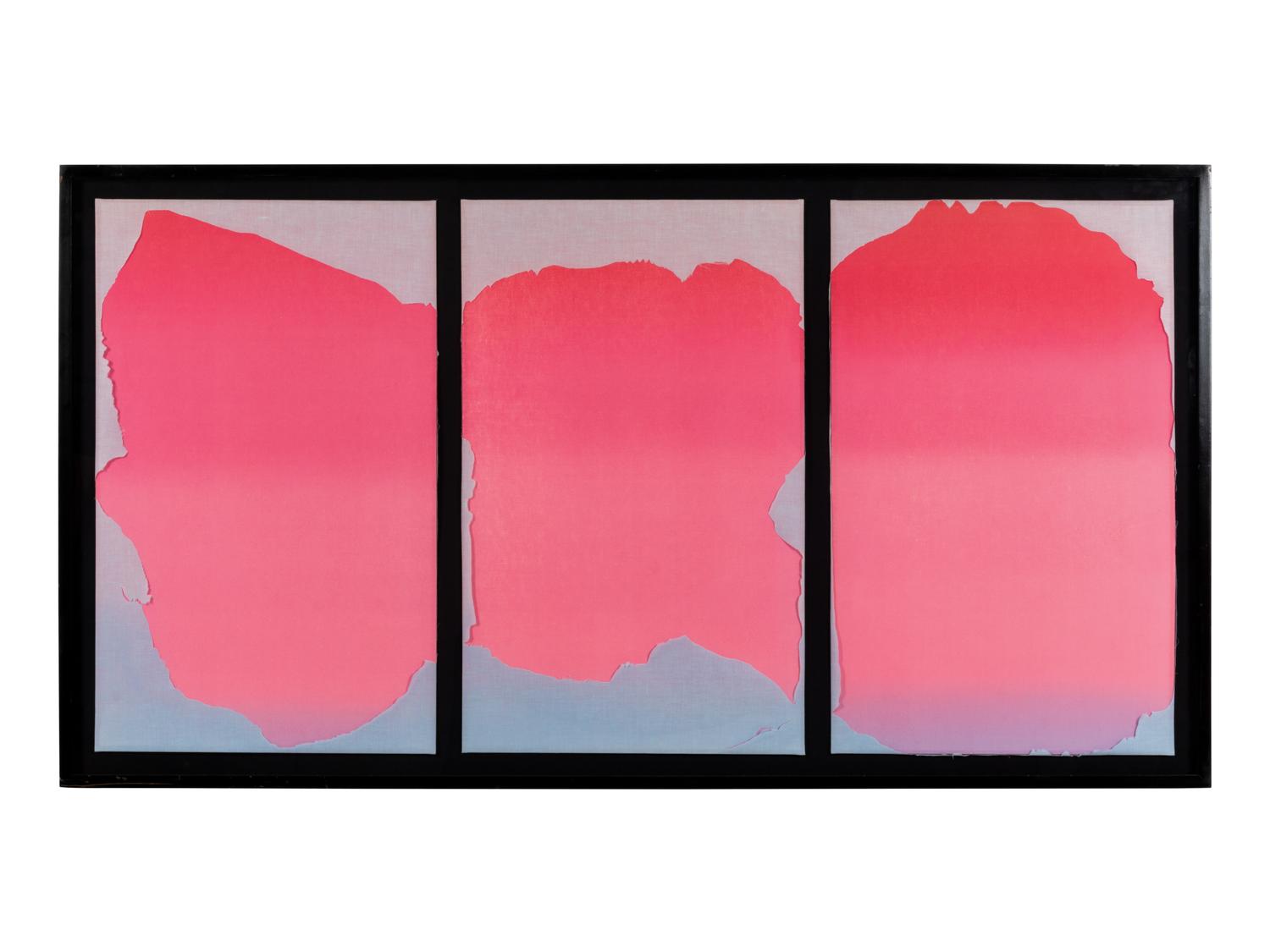 Untitled (Triptych) from Wash and Tear Series