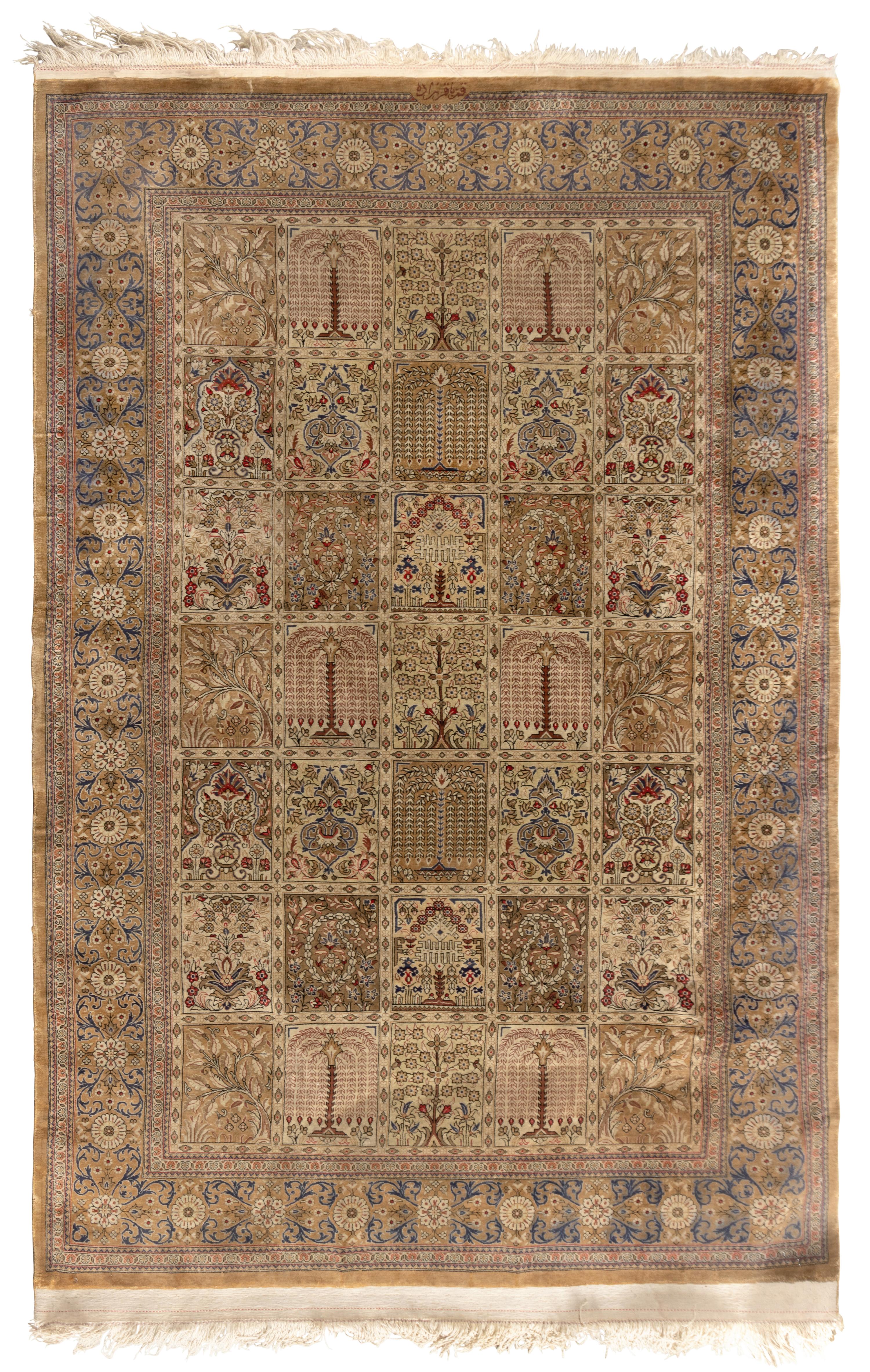 A Bakhtiari Silk Rug