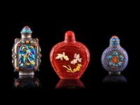 Three Chinese Snuff Bottles