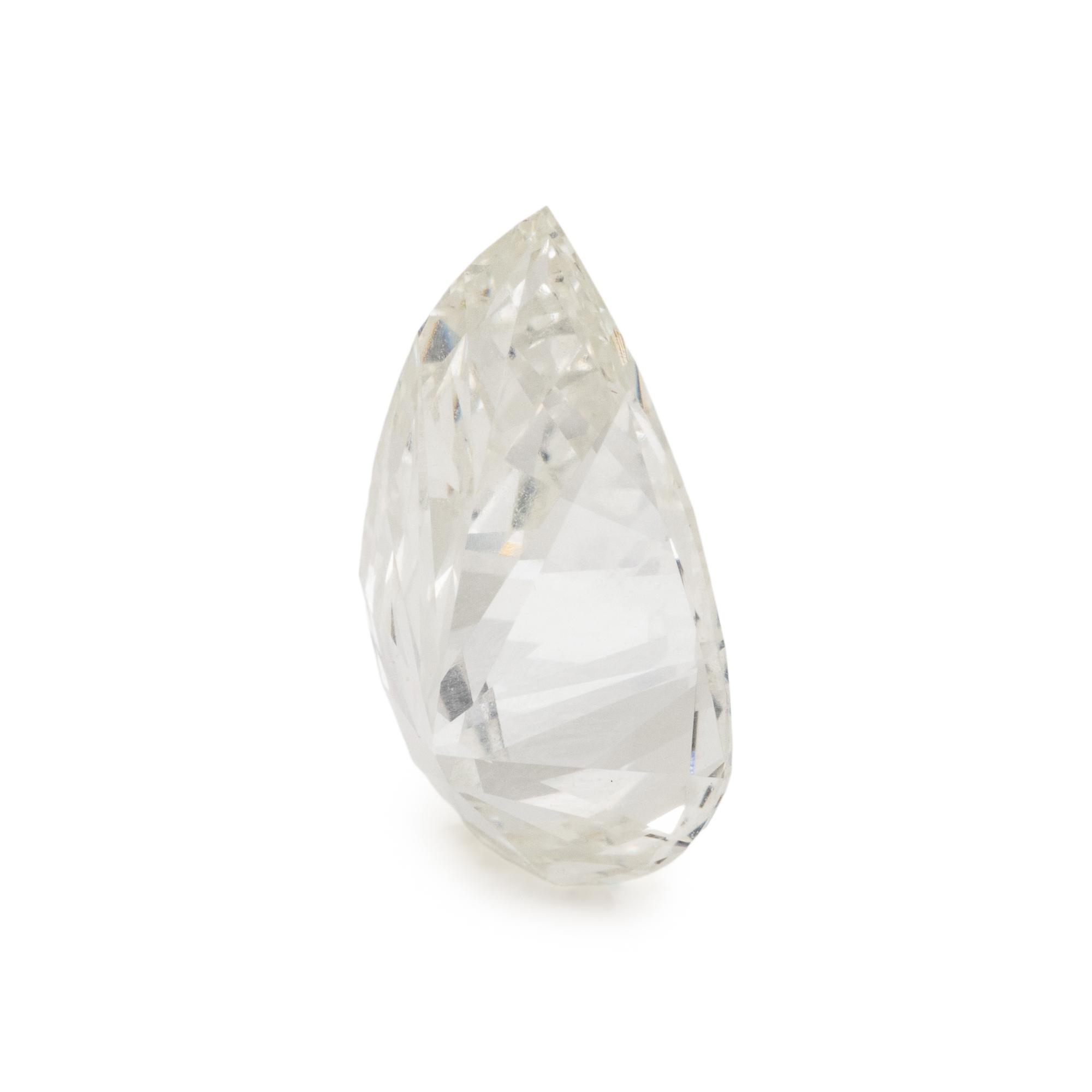 2.09 CARAT PEAR BRILLIANT CUT DIAMOND