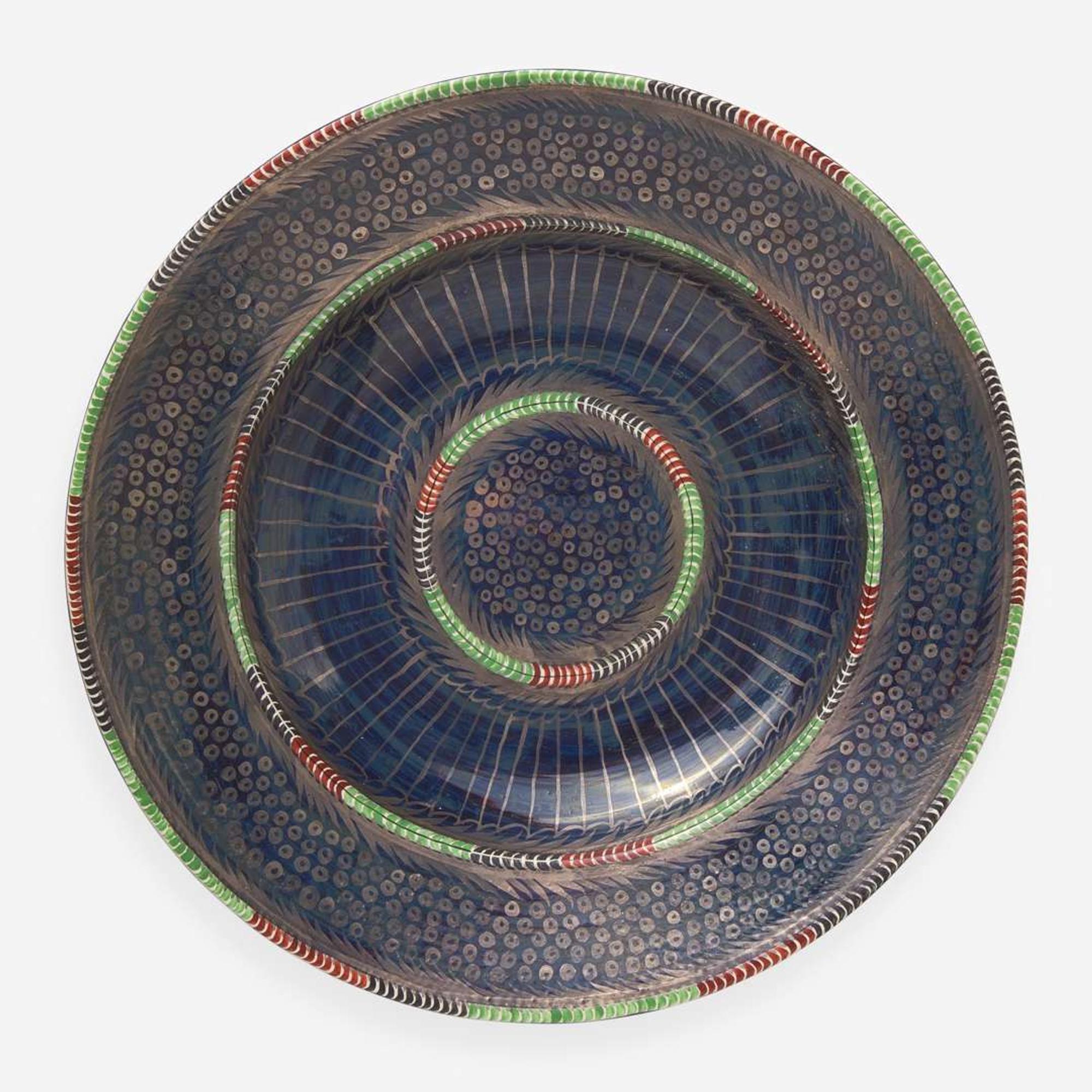 A Wedgwood Louise Powell (1882-1956) Decorated Charger UK, 1920s