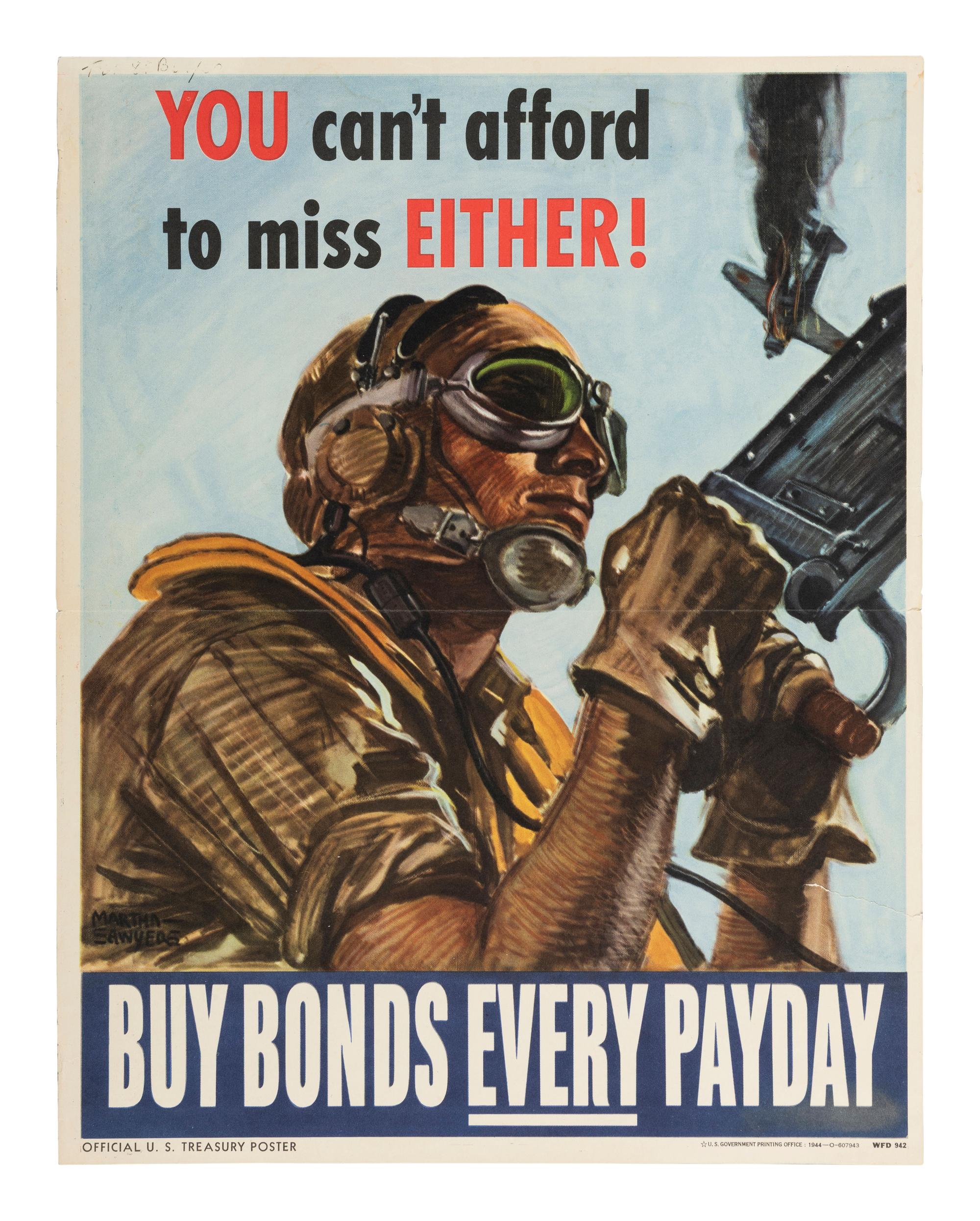 [WW2]. 12 World War II propaganda posters, comprising:
