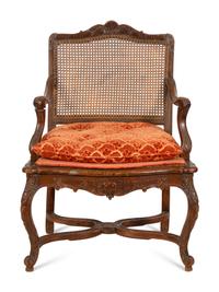 A Régence Walnut Fauteuil