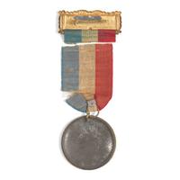 [Presidential] [Roosevelt, Theodore] 1904 Republican State Convention badge featuring cello portrait of Theodore Roosevelt
