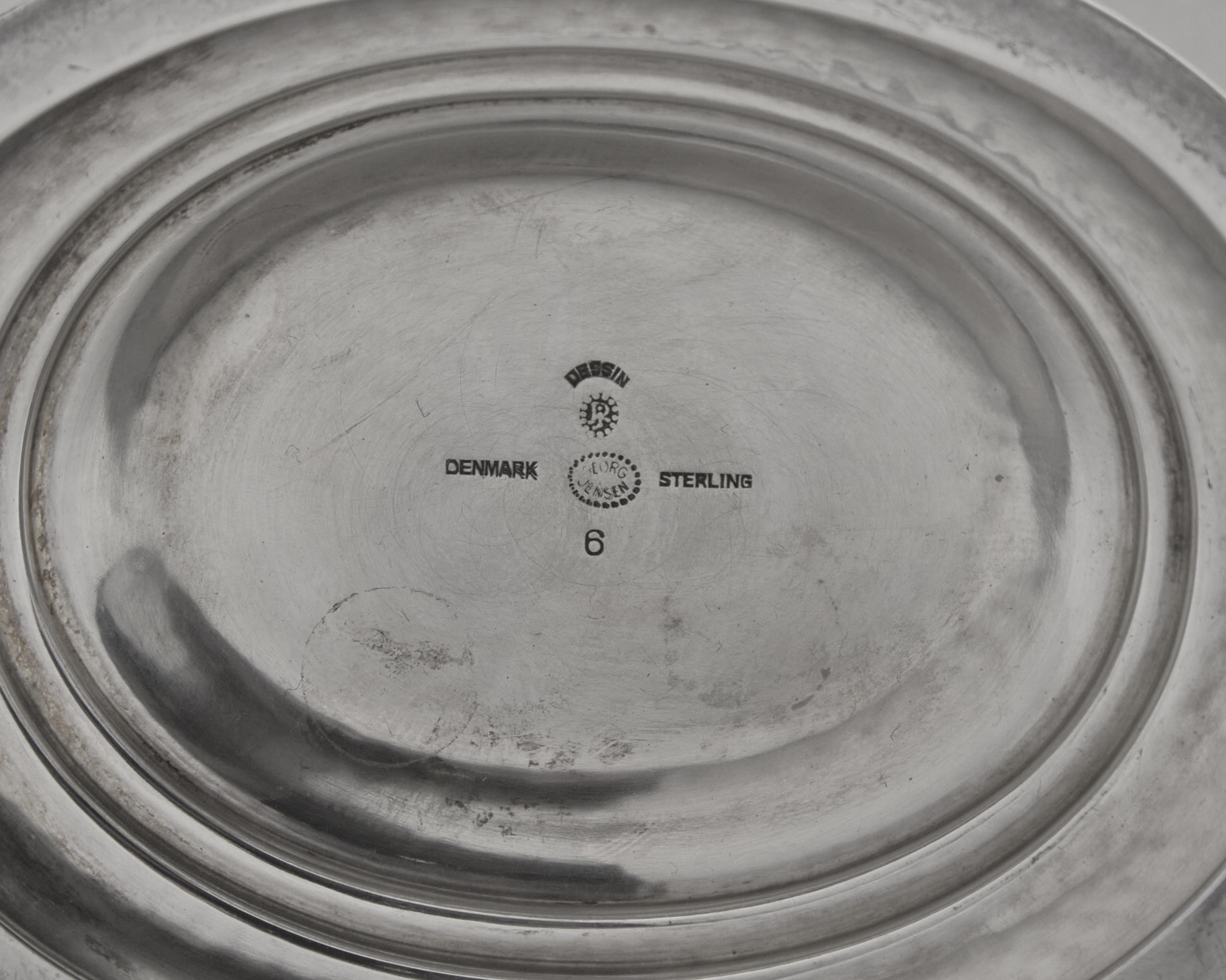 A Johan Rohde Designed Georg Jensen Silver Compote