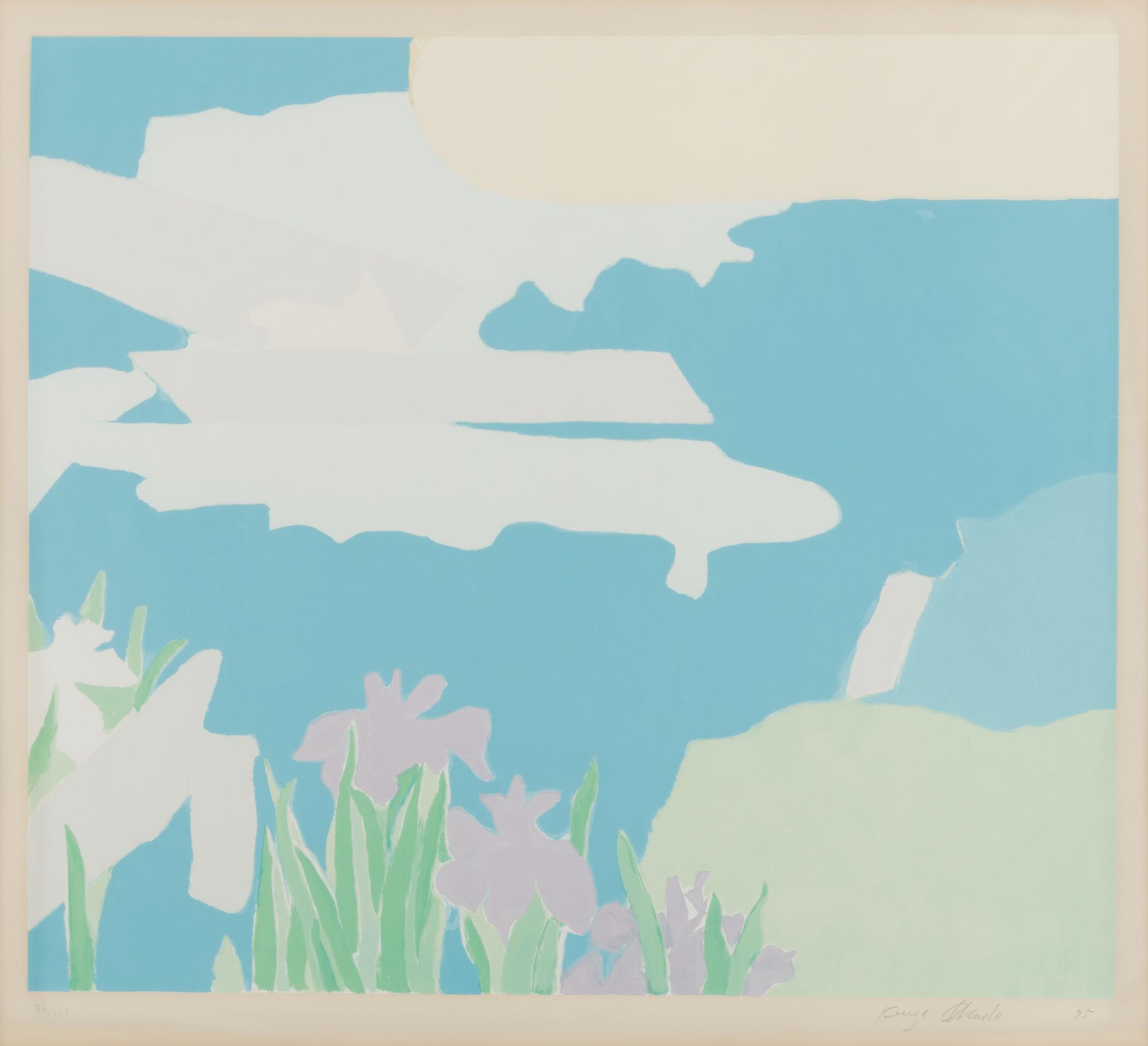 Morning Glory and Iris